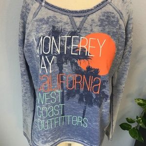 Distressed Monterey Bay California Sweatshirt